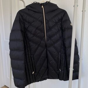 Black Michael Kors Puffer Jacket Size L